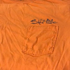 Salt life orange shirt